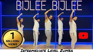 Bijlee Bijlee  Intermediate Level Zumba Choreo  Akshay Jain Choreography [upl. by Yentirb]