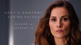 Stefania in Greys Anatomy S14E20 as Carina DeLuca [upl. by Justinn]