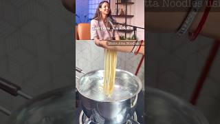 Healthy version Noodles homemade aata noodles shorts ytshorts celebrity food recipe viralvideo [upl. by Kallista777]