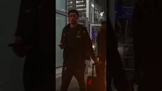 Liverpool FC arrive in Leipzig ✅ [upl. by Hanley]