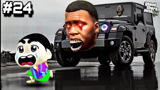 GTA 5  Killer Franklin Thar Try To Attack On Shinchan GTA V MOD [upl. by Eveleen]