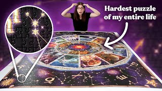 Finishing this 9000 piece puzzle literally almost broke me 🤯 Astrology Puzzle Part 4 [upl. by Llenral]