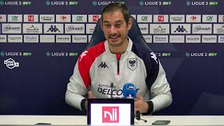 J29 Ligue 2 BKT  La conférence de presse avant AJ Auxerre  SMCaen [upl. by Aninaig]