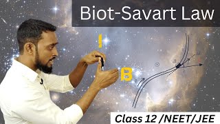 BiotSavart Law  Magnetic Field due to a Current  Class 12th physics NEET amp JEE [upl. by Nwahsid]