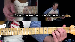 Ill Be Home For Christmas Guitar Lesson [upl. by Drawoh]