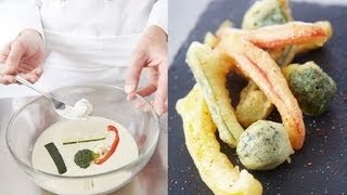 Faire des beignets de légumes tempura [upl. by Naahs659]