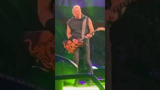 JAMES HETFIELD REACTION WHEN HE MISSES A CHORD LIVE 2024 METALLICA shorts [upl. by Shannen]