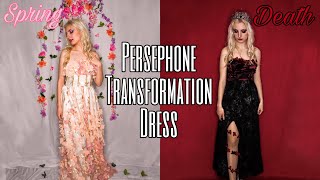 MAKING A TRANSFORMATION DRESS INSPIRED BY PERSEPHONE [upl. by Yllah460]