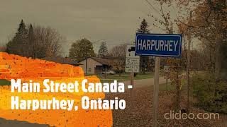 Harpurhey Ontario  Main Street Canada  Drive with me [upl. by Lisha]