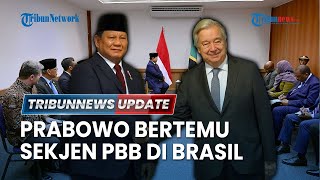 🔴Live Hadiri Agenda KTT G20 di Brasil Prabowo Lakukan Pertemuan Bilateral dengan Sekjen PBB [upl. by Miarzim]