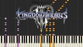 Kingdom Hearts III  quotDont Think Twicequot  SYNTHESIA [upl. by Zaremski399]