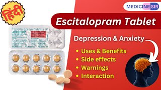 Escitalopram Tablet Nexito 10 Uses Benefits Side effects Warnings Interactions  Medicine Sir [upl. by Ainna63]