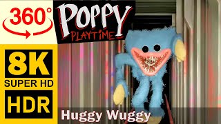 360° VR  Huggy Wuggy  Poppy Playtime  Chapter 1  Gameplay No Commentary 8K HDR [upl. by Amadeus]