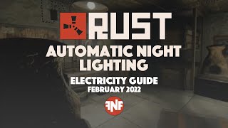 How to set up lighting that comes on automatically at night  Electricity guide  Rust [upl. by Aun]