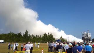 NASA SLS Main Engine Test Fire [upl. by Garland]