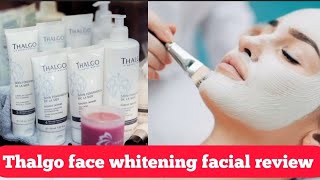 Thalgo facial reviewThalgo whitening facial  Thalgo facial for acne Shazia health beauty official [upl. by Ahsimak]