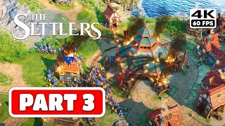 THE SETTLERS NEW ALLIES  Part 3 4K 60FPS PC ULTRA  No Commentary FULL GAME [upl. by Hube]