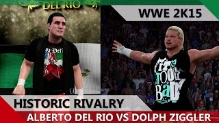 WWE 2K15  Historic Rivalry  Alberto Del Rio vs Dolph Ziggler PS4 [upl. by Lemhaj]