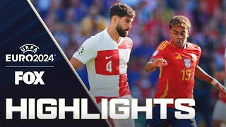 Spain vs Croatia Highlights  UEFA Euro 2024 [upl. by Allista510]