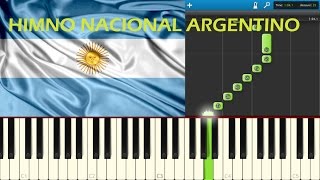 quotHIMNO NACIONAL ARGENTINOquot  🎹PIANO FACIL [upl. by Henrique419]