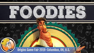 Foodies  game overview at Origins Game Fair 2019 [upl. by Idnat]