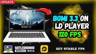 How to play BGMI in pc and laptop  120 FPS  Ultra HDR  Play BGMI 33 on Ld Player emulator 🤩 [upl. by Ilwain]