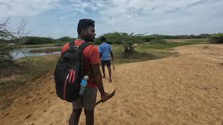 Adventures trek  palar river bed in search of new fishing spots fishing trekking explore [upl. by Pedrick]