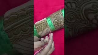 cello tape use in mehndi design viral hennadesign youtubeshort [upl. by Calvin931]