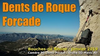 Randonnée aux Dents de Roque Forcade  Caméra DJI OSMO POCKET  Drone DJI Mavic Air [upl. by Allicirp]