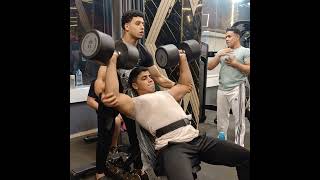 تمارين كتف امامي تجميع بالدمبل bodybuilding كمالاجسام gym gym [upl. by Eniaral]