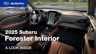 2025 Subaru Forester Interior  A Look Inside [upl. by Annaihs]