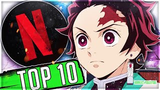 Top 10 Anime On Netflix [upl. by Caressa]