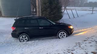 2009 Subaru Forester XT  Perfect Real World AWD Demonstration [upl. by Ronny407]