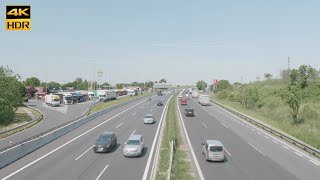 Highway traffic relax HDR 10bit 4K [upl. by Petigny]