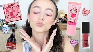 AFFORDABLE GIRLY POP PRINCESS VDAY MAKEUP TUTORIAL [upl. by Anivlis525]