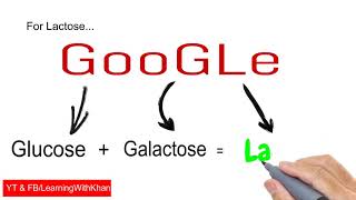 Disaccharides Examples With Trick JIPMER ETEA AIIMS  Learning With Khan [upl. by Columbyne]