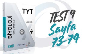 Test 9 Sitoplazma ve Organeller  Oxi Serisi Biyoloji  OksijenYayınları [upl. by Halonna456]