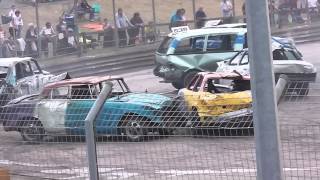 Arena Essex KIRS Round 2 Unlimited Bangers 1st June 2014 [upl. by Mientao908]