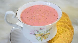 Kashmiri Chai  Pink Tea  کشمیری چائے  Green Tea  Winters Special Recipe [upl. by Ahmar770]