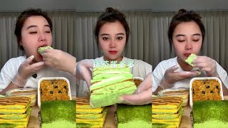 The BEST Tiramisu Cake Eating Dessert Mukbang Eating Tiramisu [upl. by Schifra140]