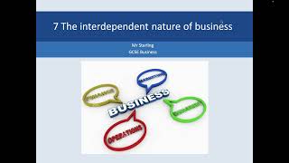 7 The interdependent nature of business [upl. by Naraa776]