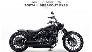 2017 HarleyDavidson Softail Breakout FXSB Review Power amp Style Unleashed [upl. by Kirst]