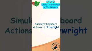 Playwright Tutorial  Keyboard Actions in Playwright playwrightautomation [upl. by Leff527]