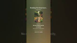 Breaking Free from Scarcity 1 AI Song by Suno lyrics by Meta Llama 32 AI Artificial Intel [upl. by Aynotak798]