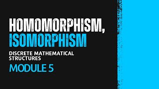 Isomorphism Vs Homomorphism  lecture 79 discrete mathematics [upl. by Gerti]