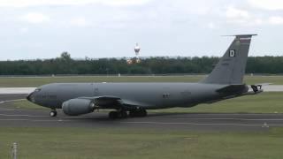 US Air Force KC135 Stratotanker takeoff [upl. by Ricki427]