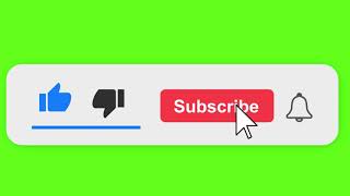 Youtube Like Share Subscribe animated button In green screen [upl. by Roberto]