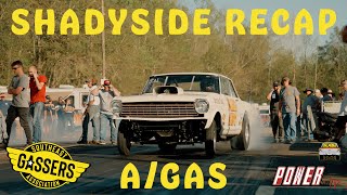 Southeast Gassers AGAS Recap at Shadyside Dragway [upl. by Ailero]