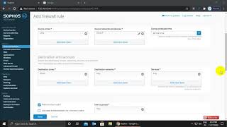 Sophos XG Firewall V18 How to Create Firewall Rule and NAT Policies in New Firewall Rule  Sophos [upl. by Atirabrab]