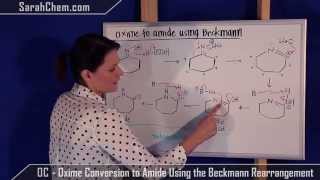 Beckmann Rearrangement  Oxime Conversion to Amide Mechanism [upl. by Sola]